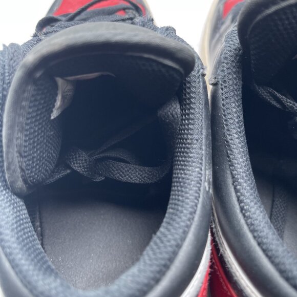 Nike Air Jordan 1 Low White/Black-Varsity Red-White 553558-161 Size 8 - Picture 12 of 16